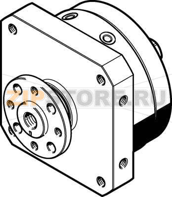 Привод неполноповоротный Festo DSM-32-270-FW-A-B 