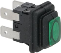 SWITCH BIPOLAR GREEN 16A 250V