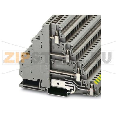 Проходные клеммы Phoenix Contact DLK 4-PE Сечение:  0,2 мм² - 6 мм², AWG: 24 - 10, Тип подключения: Винтовые зажимы, Ширина: 6,2 мм, Цвет: cерый, Тип монтажа: NS 35/7,5, NS 35/15.Минимальный заказ: 50 шт.Упаковка: 50 шт.