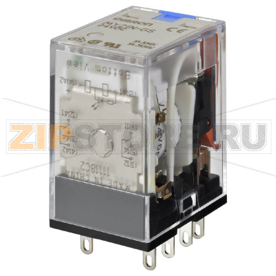 Реле силовое миниатюрное электромеханическое Omron MY2IN-GS 24VDC 