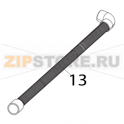 Tubo di scarico Elettrobar Fast 80D Tubo di scarico Elettrobar Fast 80DЗапчасть на деталировке под номером: 13
