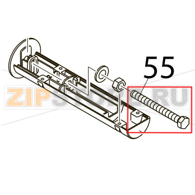 Hex. bolt H-8x80 Toshiba TEC B-SX4T-GS10/20-QQ-US Hex. bolt H-8x80 Toshiba TEC B-SX4T-GS10/20-QQ-USЗапчасть на деталировке под номером: 55