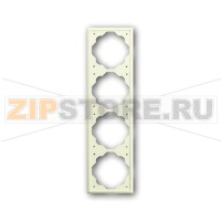 Рамка четырехместная, слоновая кость ABB 2CKA001754A4315