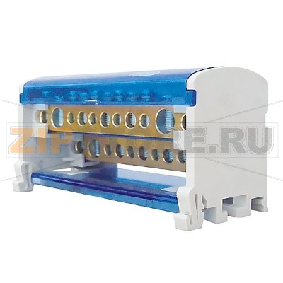 Блок модульный, распределительный, серый CHIKU RBD (80A-100A)-2P-02 