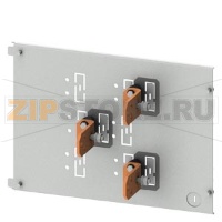 SIVACON S4 Cable connection form 3 VL630, 3-pole Height 300 mm fixed/rotating, motorized operating mechanism, 8UC Siemens 8PQ6000-7BA36