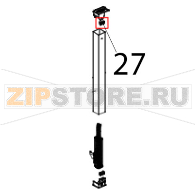 Guarnizione supporto vetro L.M. L=22 mm Unox XF 190 Guarnizione supporto vetro L.M. L=22 mm Unox XF 190Запчасть на деталировке под номером: 27