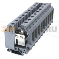 Клемма проходная, универсальная, серая CHIKU RUK 35N