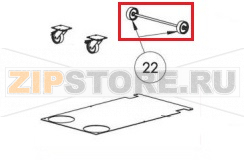 Ruota Poliammide Sigma SL 80     Ruota Poliammide Sigma SL 80Запчасть на сборочном чертеже под номером: 22Название запчасти Sigma на итальянском языке: Ruota Poliammide Sigma SL 80
