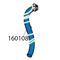 Tubo fl. crist D.8X5 PVC blu Comenda PF45