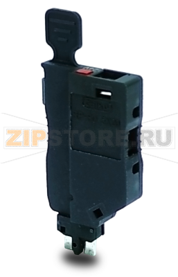 Штекер-держатель предохранителя с индикацией 12-30 В, темно-серый CHIKU RP-FU 5x20 LED24 BK 