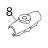 Com. rinse branch support Fagor AD-120