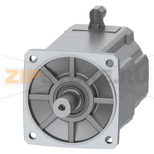 SIMOTICS S-1FK2 CT Серводвигатель М0 = 30 Нм; PN = 5,5 кВт при нн = 2000 оборотов в минуту (380-480); PN = 3,2 кВт при нн = 1000 оборотов в минуту (200-240 В); С удерживающим тормозом; Степень защиты IP64; Цилиндрический вал D38x80 мм; Абсолютный датчик 2 