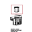 Sleek door pin bushing Unox XV 893