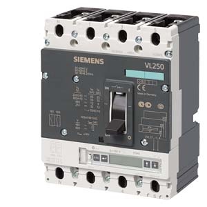 АВТОМАТИЧЕСКИЙ ВЫКЛЮЧАТЕЛЬ  VL 250L VERY HIGH SWITCHING CAPACITY ICU=100KA / 415 V AC 4 ПОЛЮСА, ЗАЩИТА ЭЛЕКТРОУСТАНОВОК РАСЦЕПИТЕЛЬ LCD ETU40, LI/LS/LSI IN=200A, RATED CURRENT IR=80-200A, OVERLOAD ISD=1,5TO10XIR, II=11XIN SHORT-CIRCUIT N PROTECTED WITH BO 