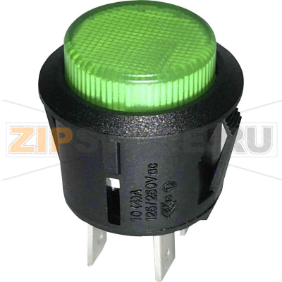 Кнопка 250 В/AC, 1.5 А, 1 x выкл/вкл, с фиксацией, 1 шт TRU Components TC-R13-523BL-05GN 