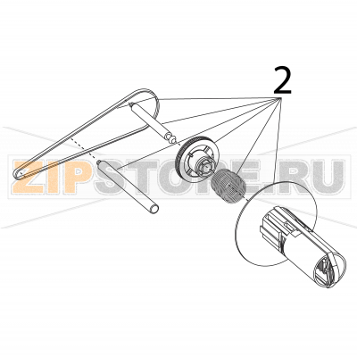 Liner takeup unit assembly Intermec PF4i Liner takeup unit assembly Intermec PF4iЗапчасть на деталировке под номером: 2Название запчасти на английском языке: Liner takeup unit assembly Intermec PF4i.