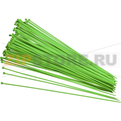Стяжки кабельные 200 мм, зеленые, 100 шт TRU Components 93038c414 