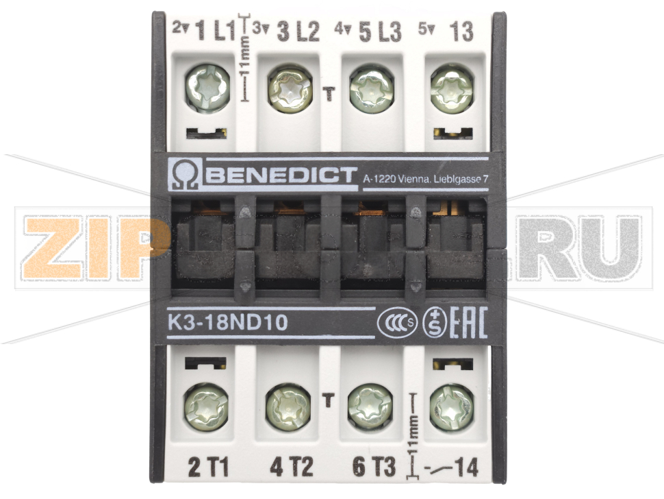 Контактор Benedikt/Jager K3-18ND10 для Rational Совместимый каталожный номер 40.03.690. Количество запчастей (комплектующих) Rational в оборудовании: 1 шт.