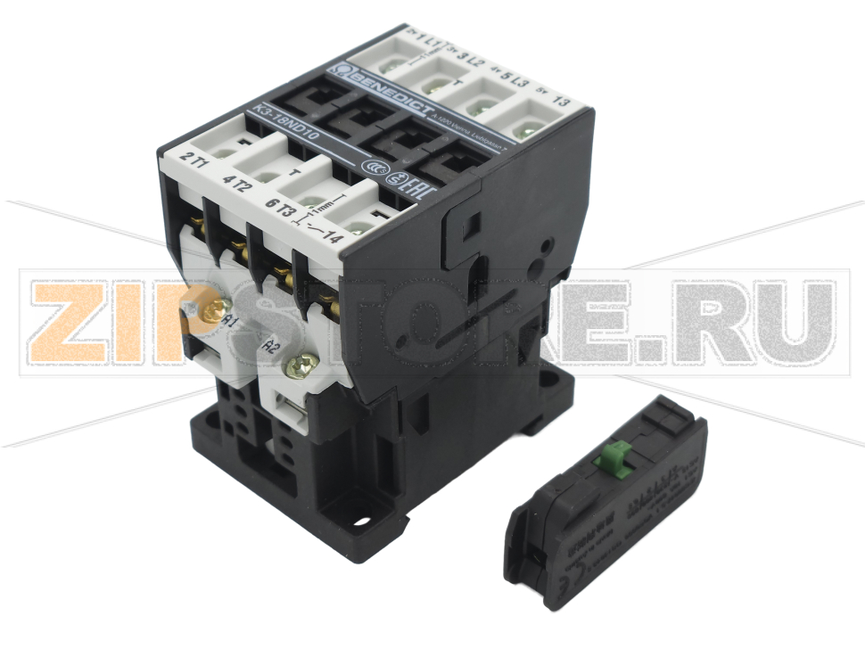Контактор Benedikt/Jager K3-18ND10 для Rational Совместимый каталожный номер 40.03.690. Количество запчастей (комплектующих) Rational в оборудовании: 1 шт.