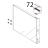 Staffa superiore porta Unox XBC 404