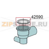 Уплотнитель плоский EPDM ø 95x75x3 mm DIHR HT 11