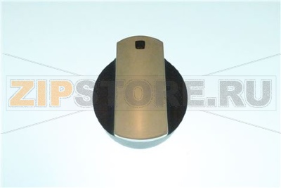 Knebel, schwarz verchromt 