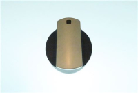 Knebel, schwarz verchromt