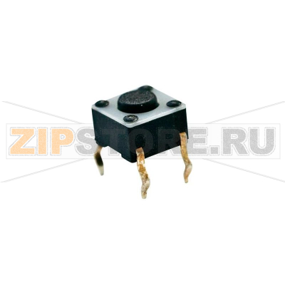 Кнопка тактовая 24 В/DC, 1 x вкл/выкл, без фиксации, 6х6 мм, 1 шт TE Connectivity 1825910-2 