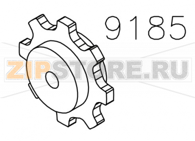 Ruota Folle Rinvio Catena Complanar Aristarco TR 1650                    Ruota Folle Rinvio Catena Complanar Aristarco TR 1650Запчасть на сборочном чертеже под номером: 9185Название запчасти Aristarco на итальянском языке: Ruota Folle Rinvio Catena Complanar Aristarco TR 1650