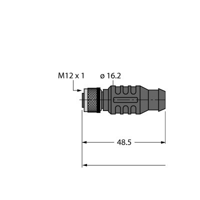 Кабель Ethernet Turck RKS 843-15M 