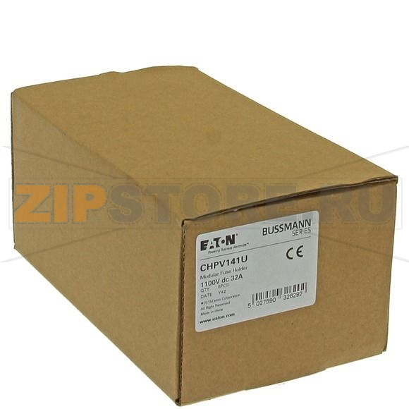 Держатель предохранителя, 32 A, DC 1500 В, 14x51 мм, 1P, IEC UL Eaton 1P 14x51 PV Fuse Holder 