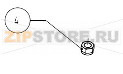 Dado autobloccante M10 Zn UNI 7473 Imesa LM 14                           Dado autobloccante M10 Zn UNI 7473 Imesa LM 14Запчасть на сборочном чертеже под номером: 4Название запчасти на итальянском языке: Dado autobloccante M10 Zn UNI 7473 Imesa LM 14