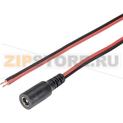Гнездо низковольтное 2.5 мм, 5.5 мм, 2 м, 1 шт TRU Components 1582271 