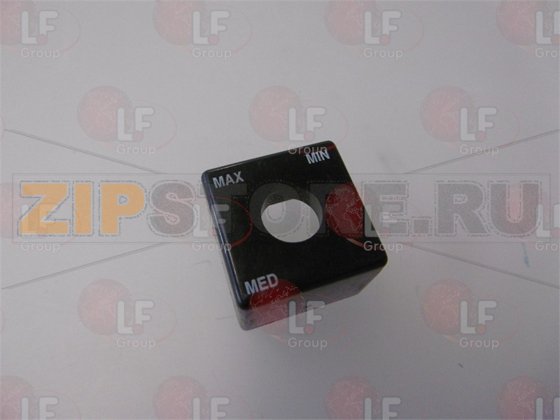 TASTO FORATO NERO 23,5x23,5 mm 
