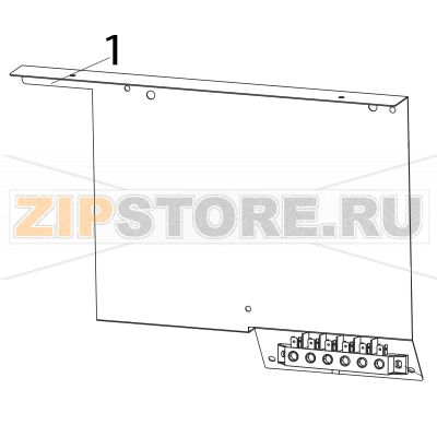 Pannello componenti elettrici Elettrobar Fast 80D Pannello componenti elettrici Elettrobar Fast 80DЗапчасть на деталировке под номером: 1