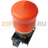 Выключатель аварийный, красный, черный: 1 шт Eaton M22-PV/K01