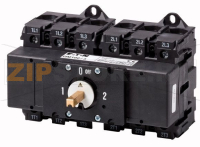 Переключатель, QM, 100 A, 2x3-полюсн., с валом привода, 6 мм квадратный Eaton QM100/3