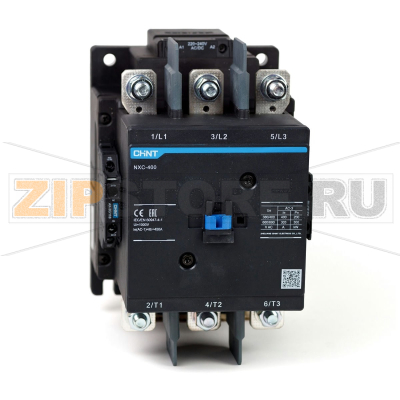 Контактор 400 А, 200 кВт, 380 В, 2НО+2НЗ, 50 Гц Chint NXC-400 