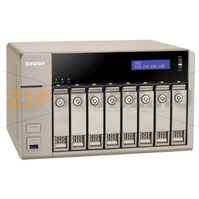 Накопитель сетевой QNAP TVS-863-PLUS-8G 
