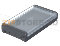 Корпус, 231x125x40 мм, поликарбонат UL 94 V0, прозрачная крышка Bopla B 221304 PC-V0-G 7024