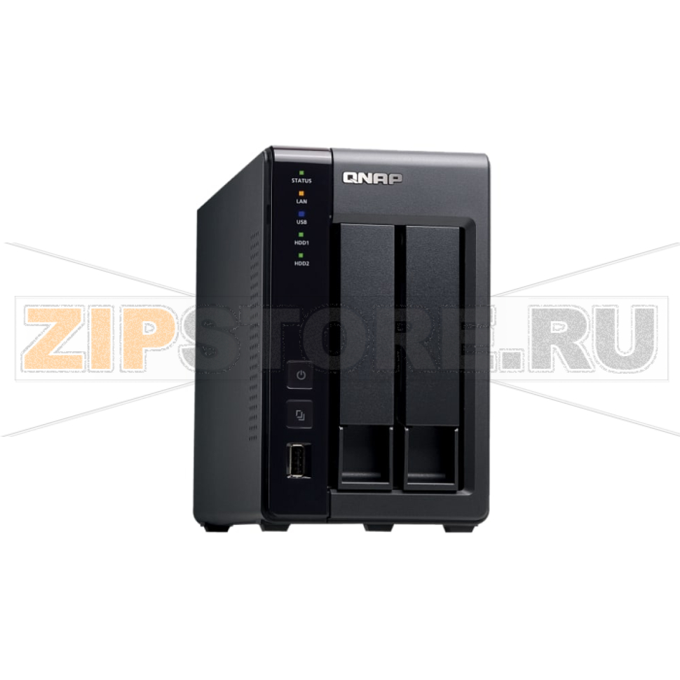 Накопитель сетевой QNAP TS-219P-II 