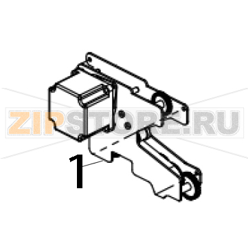 Stepping motor media drive assy TSC PEX-1131 Stepping motor media drive assy TSC PEX-1131Запчасть на деталировке под номером: 1