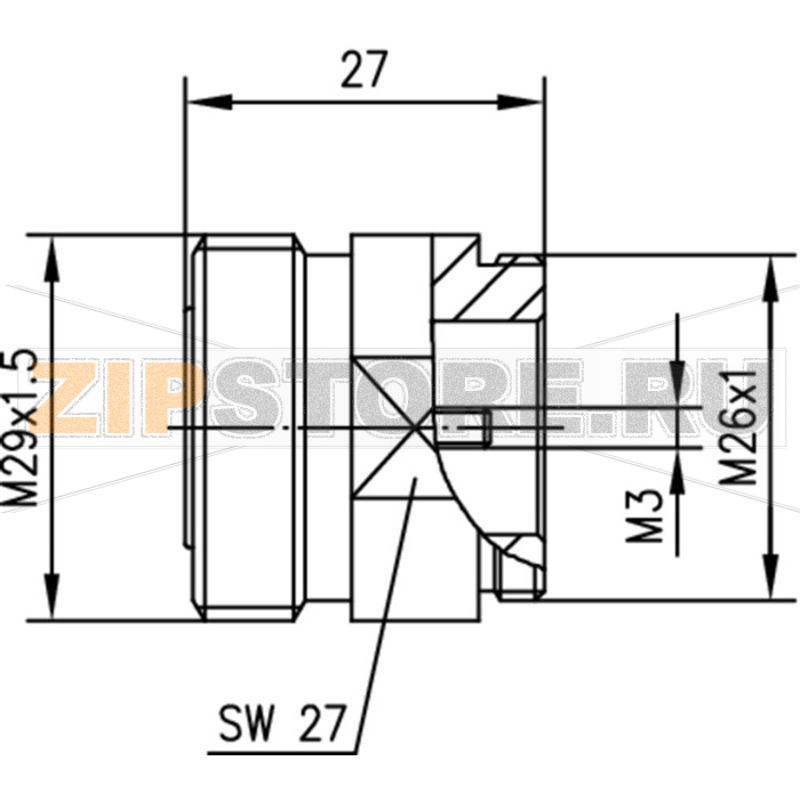 Разъем DIN 7-16, 50 Ом, 1 шт Telegärtner J01121A0723 