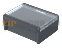 Корпус, 239x300x120 мм, поликарбонат UL 94 V0, прозрачная крышка Bopla B 233012 PC-V0-G 7024
