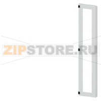 SIVACON, door half, left, inspection window, IP55, H: 2200 mm, W: 400 mm, RAL 7035, Protection class 1 Siemens 8MF1240-2UT25-0BE2