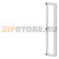SIVACON, door half, left, inspection window, IP55, H: 2200 mm, W: 400 mm, RAL 7035, Protection class 1 Siemens 8MF1240-2UT25-0BE2