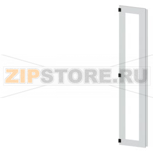 SIVACON, door half, left, inspection window, IP55, H: 2200 mm, W: 400 mm, RAL 7035, Protection class 1 Siemens 8MF1240-2UT25-0BE2 