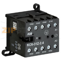 Миниконтактор KС6-31-Z, 3 А, 400 В, AC3, катушка: 220 В/DC ABB GJH1213001R0315