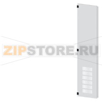 SIVACON, door half, left, with ventilation openings, IP20, H: 2200 mm, W: 450 mm, RAL 7035, Protection class 1 Siemens 8MF1270-2UT25-1BA2