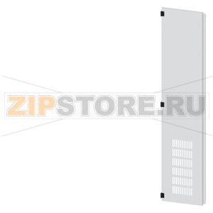 SIVACON, door half, left, with ventilation openings, IP20, H: 2200 mm, W: 450 mm, RAL 7035, Protection class 1 Siemens 8MF1270-2UT25-1BA2 